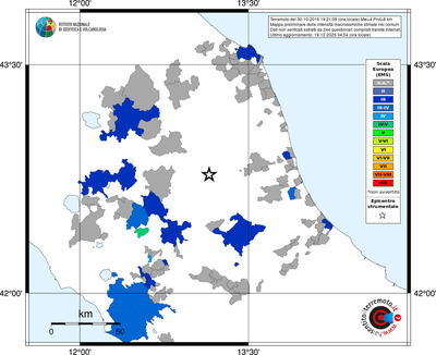 Mappa EMS - territori comuni