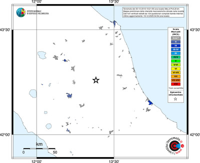 Mappa MCS - territori località