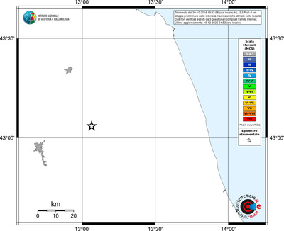 Mappa MCS - territori località