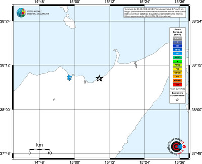 Mappa EMS - territori località
