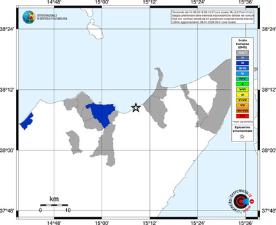 Mappa EMS - territori comuni