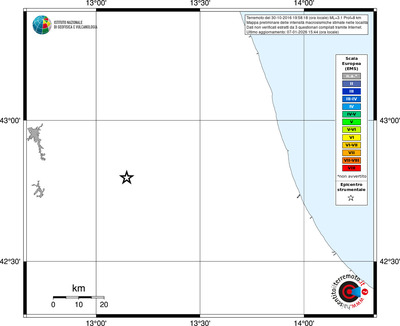 Mappa EMS - territori località