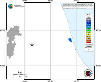 Mappa EMS - territori comuni
