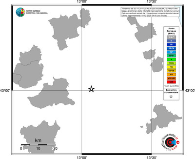 Mappa EMS - territori comuni