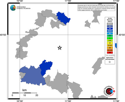 Mappa MCS - territori comuni