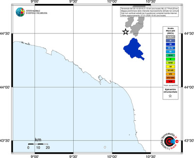 Mappa MCS - territori comuni