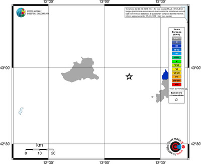 Mappa EMS - territori comuni