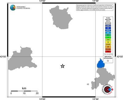 Mappa MCS - territori comuni