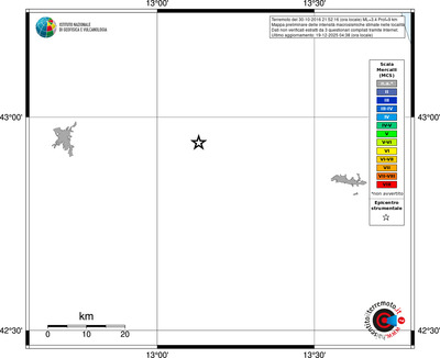 Mappa MCS - territori località