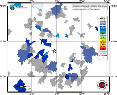 Mappa MCS - territori comuni