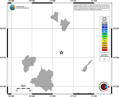 Mappa MCS - territori comuni