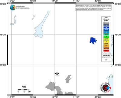 Mappa EMS - territori comuni