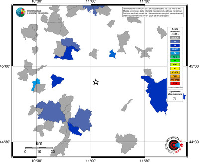 Mappa MCS - territori comuni