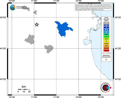 Mappa MCS - territori comuni