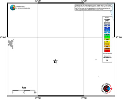 Mappa MCS - territori località