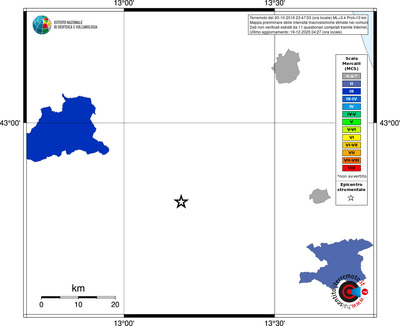 Mappa MCS - territori comuni