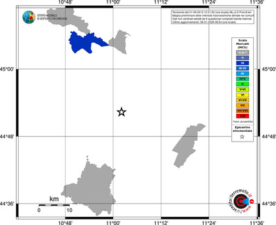 Mappa MCS - territori comuni