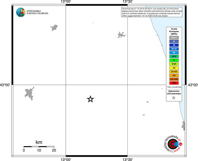 Mappa EMS - territori località