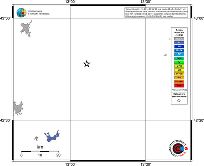 Mappa MCS - territori località