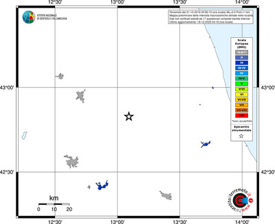 Mappa EMS - territori località