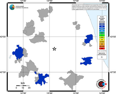 Mappa EMS - territori comuni