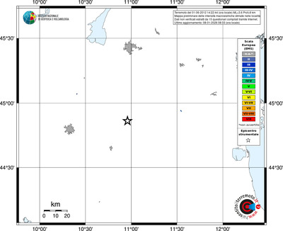 Mappa EMS - territori località