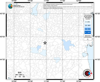 Mappa territorio comunale con almeno 3 questionari