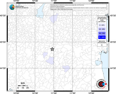 Mappa territorio comunale con almeno 3 questionari