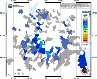 Mappa MCS - territori comuni