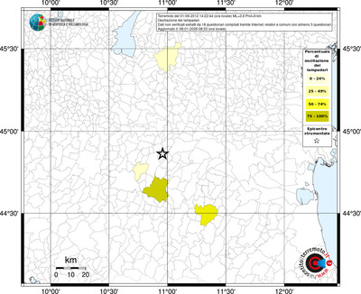 Mappa territorio comunale con almeno 3 questionari