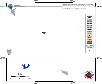 Mappa EMS - territori località