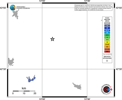Mappa MCS - territori località