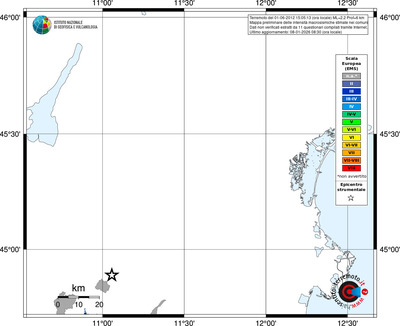 Mappa EMS - territori comuni
