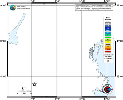 Mappa MCS - territori località