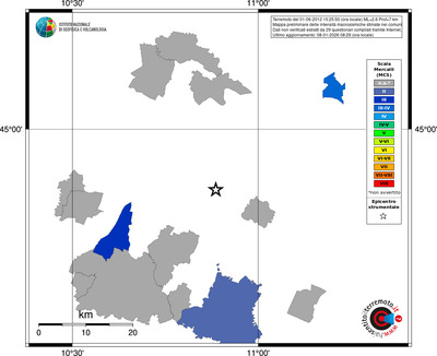 Mappa MCS - territori comuni