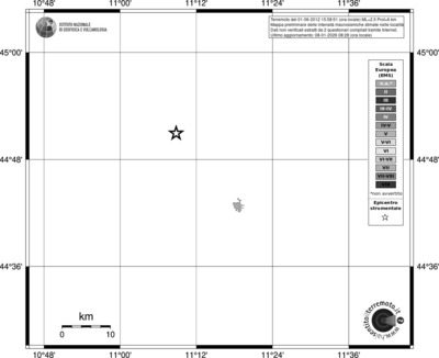 Mappa EMS - territori località