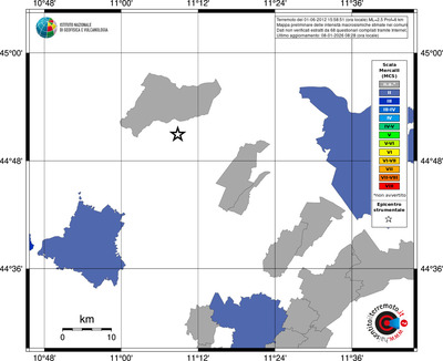 Mappa MCS - territori comuni