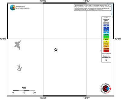 Mappa EMS - territori località