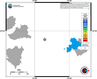 Mappa EMS - territori comuni