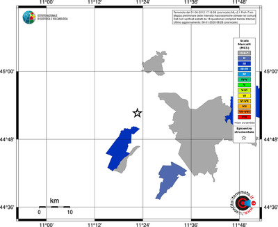 Mappa MCS - territori comuni