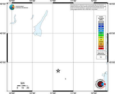 Mappa EMS - territori località