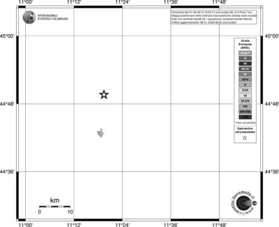 Mappa EMS - territori località