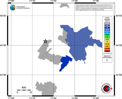 Mappa MCS - territori comuni