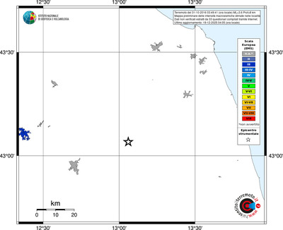 Mappa EMS - territori località