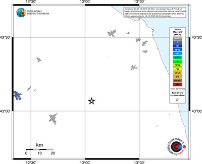Mappa MCS - territori località