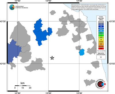 Mappa MCS - territori comuni