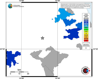 Mappa EMS - territori comuni