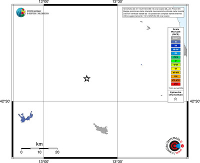 Mappa MCS - territori località