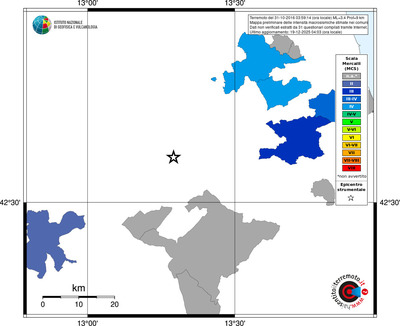 Mappa MCS - territori comuni