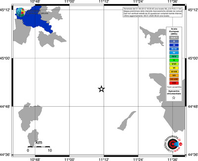 Mappa EMS - territori comuni